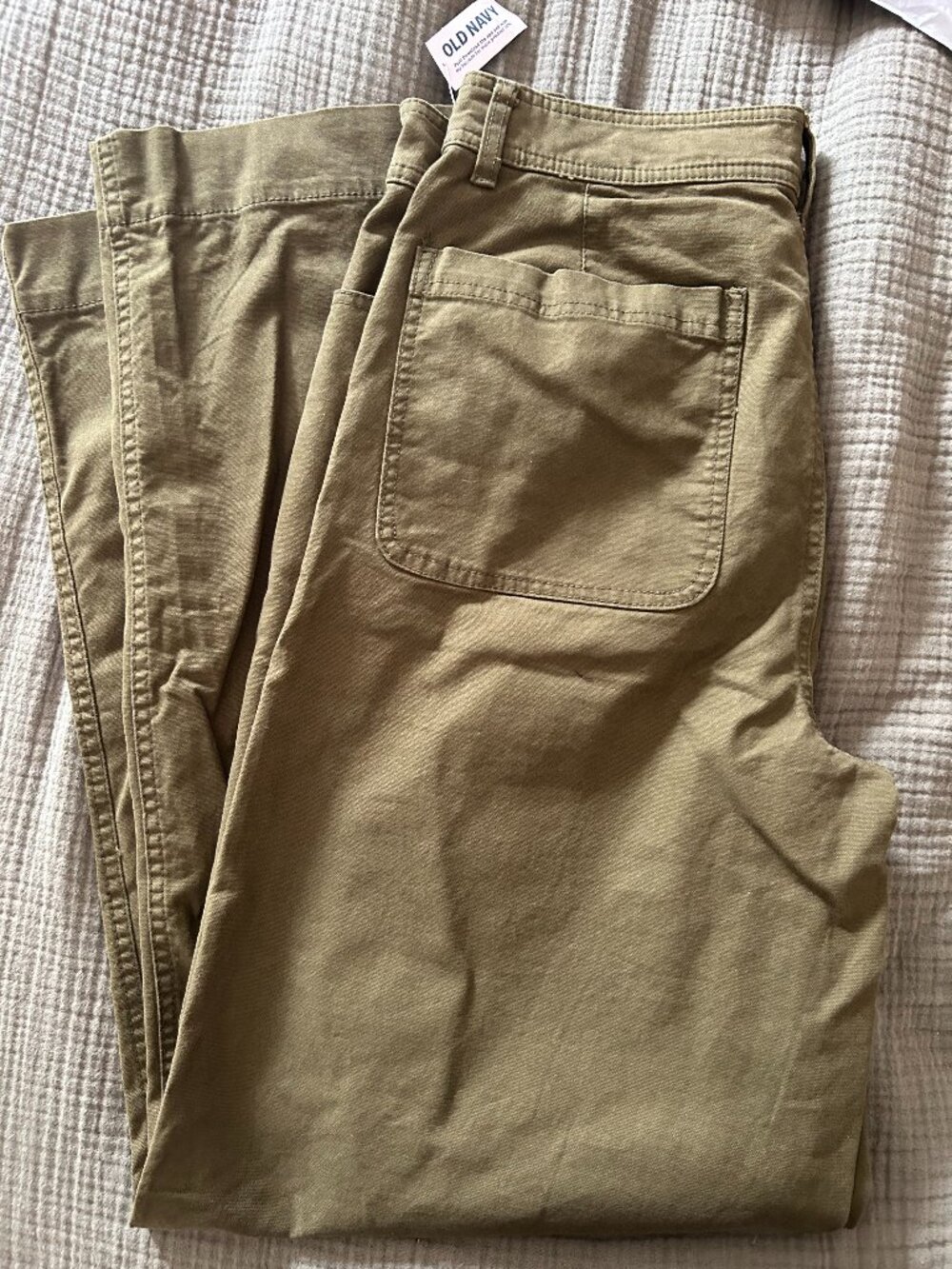 Tall Green Wide Leg Pants